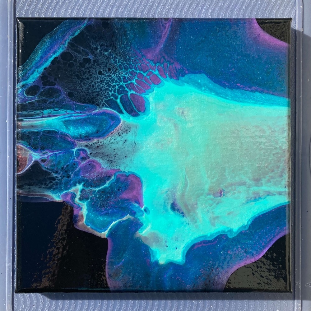 Hocus Pocus 8"x8" Painting by Color Fluent Art